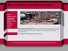 Tablet Screenshot of barecontracting.com